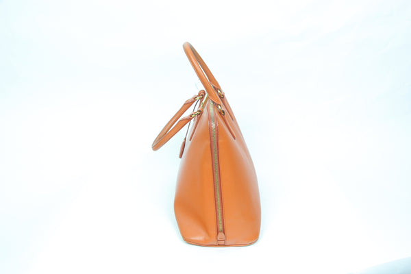 Prada | Orange Leather Satchel