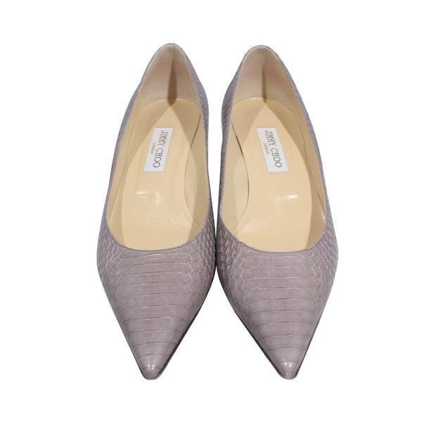 Jimmy Choo | Amelia Snake Grey Sz 11.5/41.5