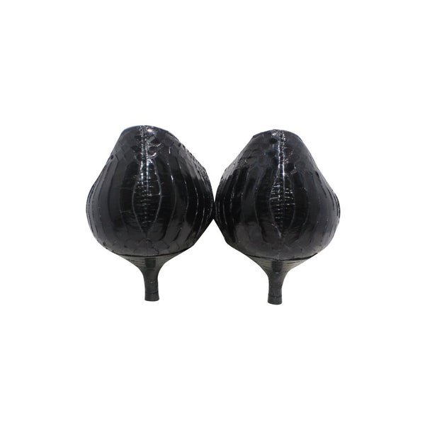 Jimmy Choo | Amelia Black Python Sz 11.5/41.5