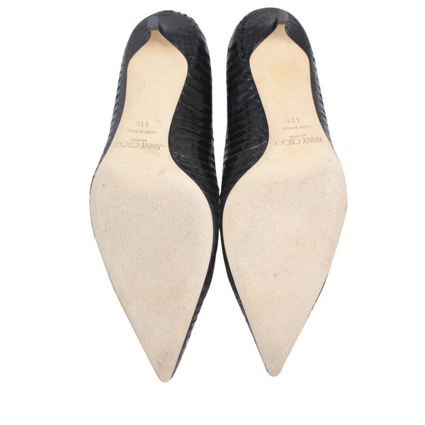 Jimmy Choo | Amelia Black Python Sz 11.5/41.5