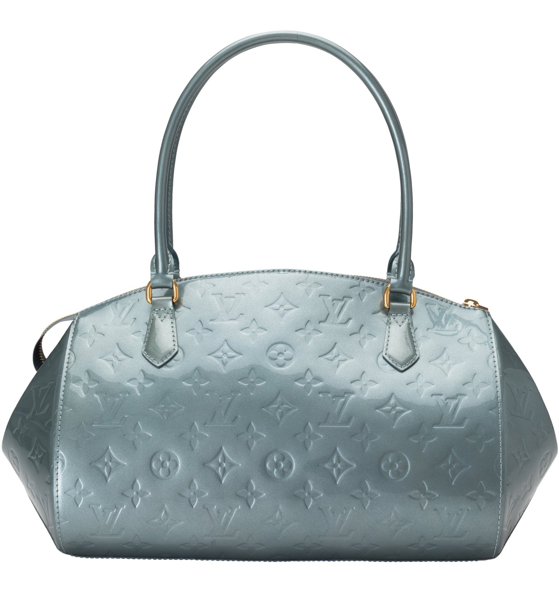 Sherwood GM Slate Blue Vernis MV Bag – Baggio Consignment