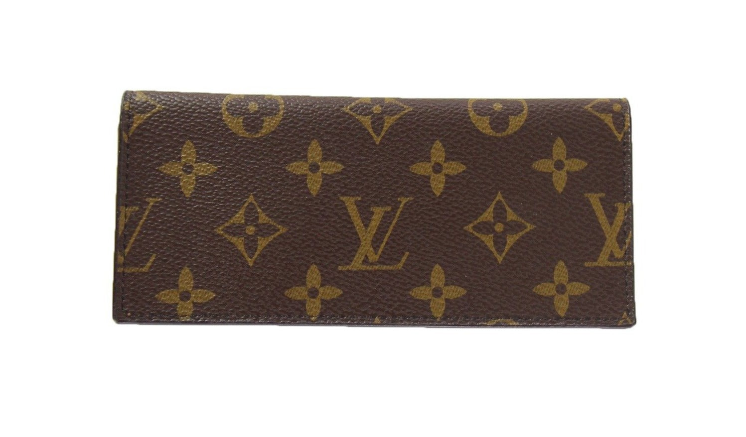 Brown Porte Monogram Checkbook Cover – Baggio Consignment