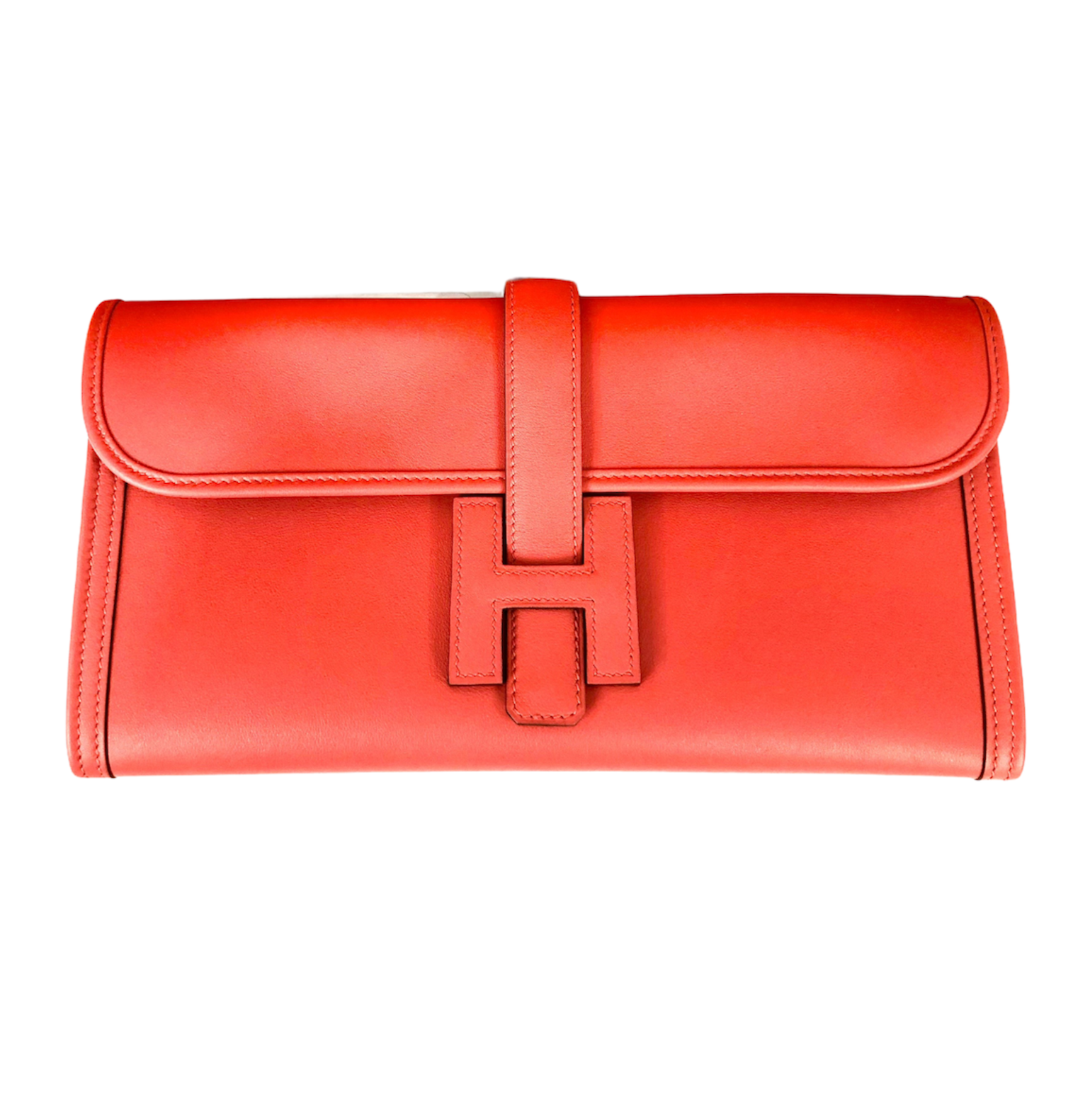 Jige Elan 29 Clutch in Rouge Tomate – Baggio Consignment