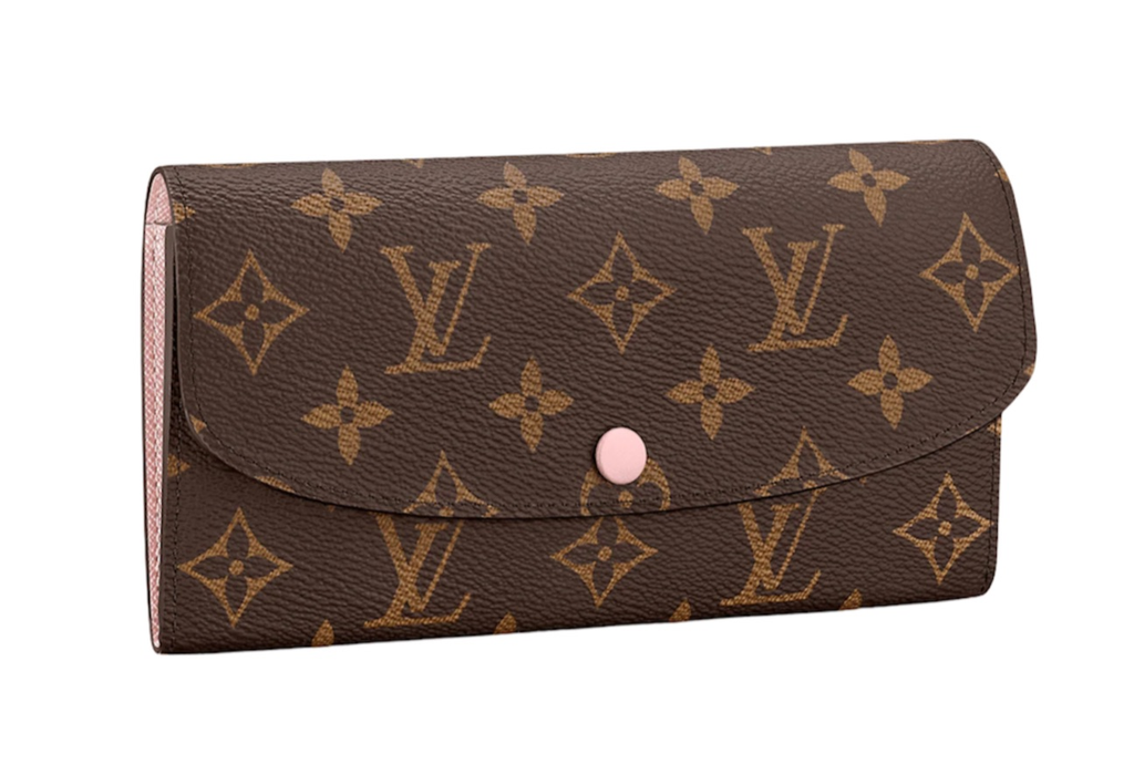 Louis Vuitton Pink Emilie Monogram Rose Ballerine Wallet