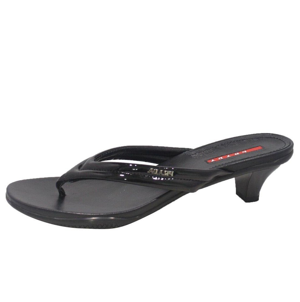 Sport Leather Thong Sandals | Size 7.5