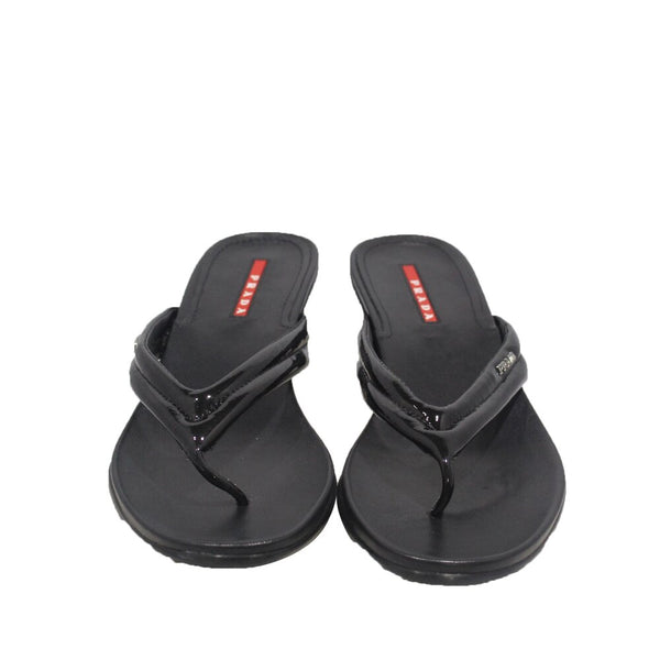 Sport Leather Thong Sandals | Size 7.5
