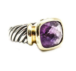 David Yurman | Amethyst Two Tone Ring