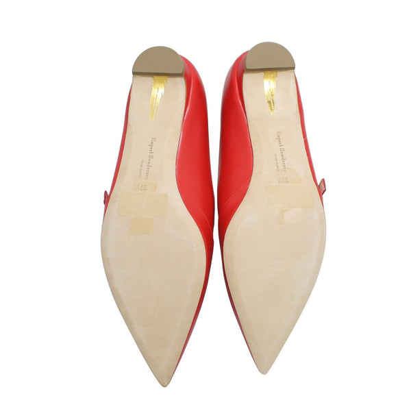 Red Pointed Toe Mary Jane's | Sz 37.5