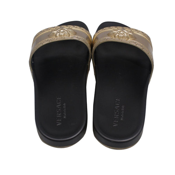 Versace | Men's Medusa head-embossed slides Sz 12
