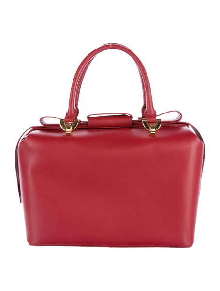 ZAC by Zac Posen | Red Leather Bow Handbag