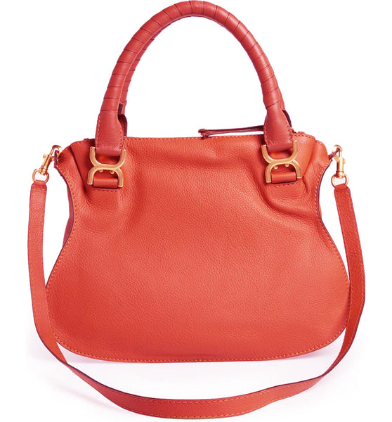 Chloè | Coral 'Medium Marcie' Leather Satchel