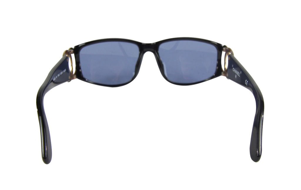 designer vintage sunglasses frames frameless Chanel blue grey silver, ShopLook in 2023