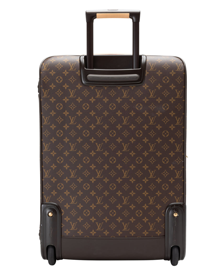 Louis Vuitton Pegase 60 Suitcase Carry On Brown Monogram Canvas