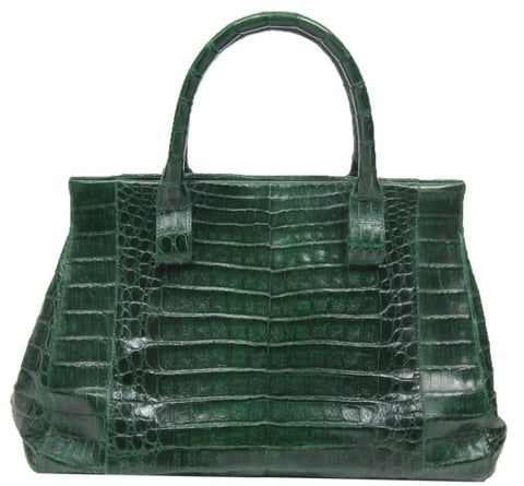 Nancy Gonzalez | Kelly Green Croc Handbag