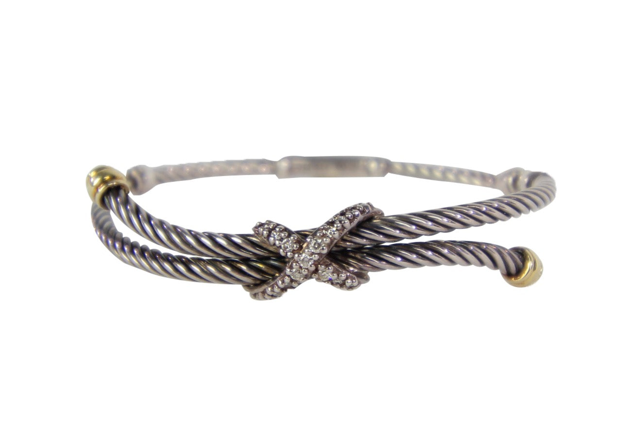 David Yurman | Diamond X Bracelet