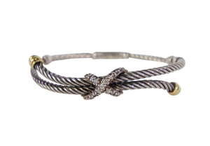 David Yurman | Diamond X Bracelet