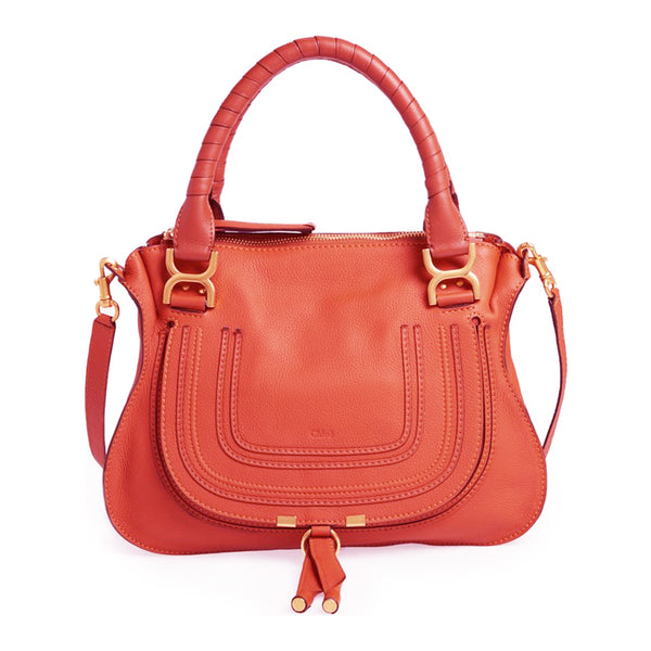 Chloè | Coral 'Medium Marcie' Leather Satchel