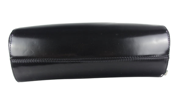 Furla | Black shiny leather shoulder bag