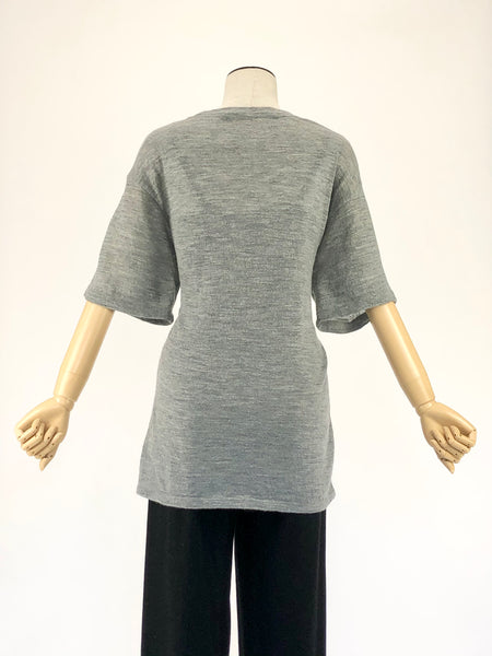 Grey Knit Top | Size M