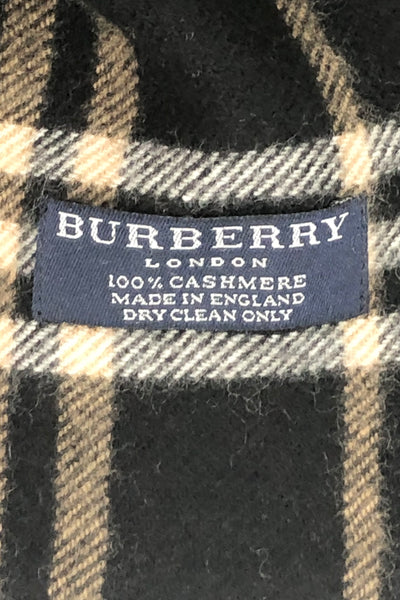 Nova Check Cashmere Scarf