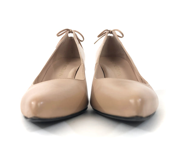 Tan Achilles Tied Leather Pumps | Size US 7.5 - SP 7.5