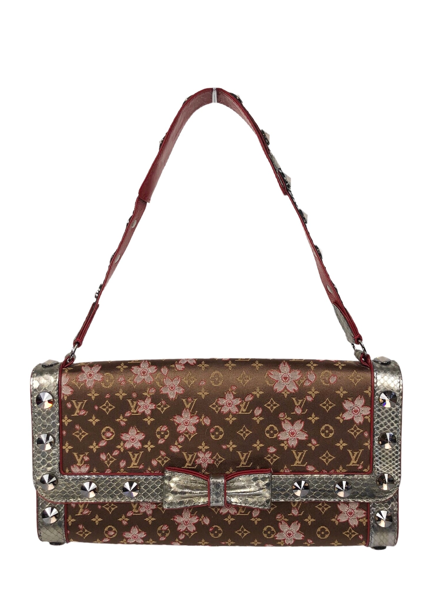 Murakami Cherry Baguette Shoulder Bag