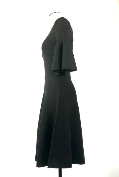Black Crystal Embellished Cocktail Dress | Size S