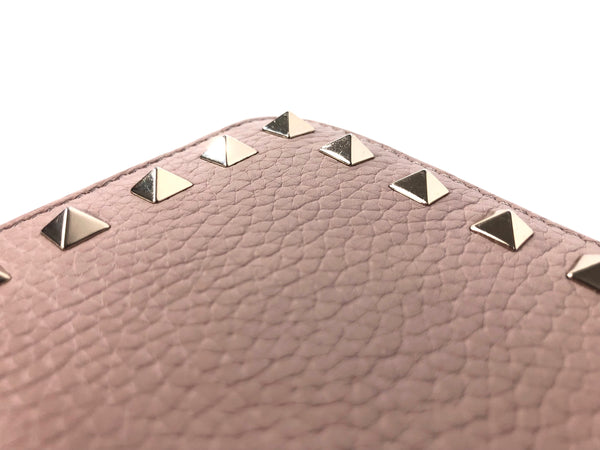 Rockstud Continental Wallet - Beige