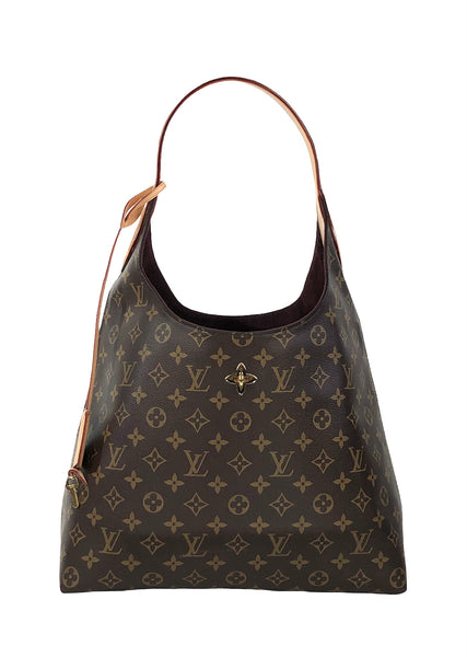 Flower Monogram Hobo