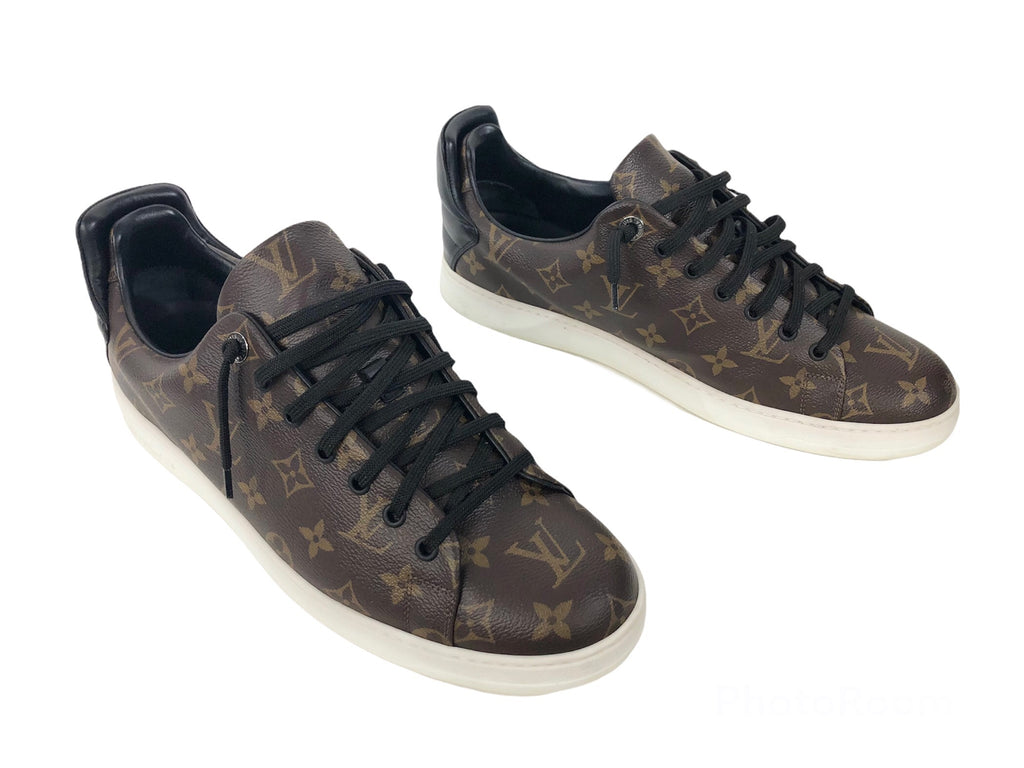 Louis Vuitton Brown Monogram Canvas and Leather Frontrow Low Top