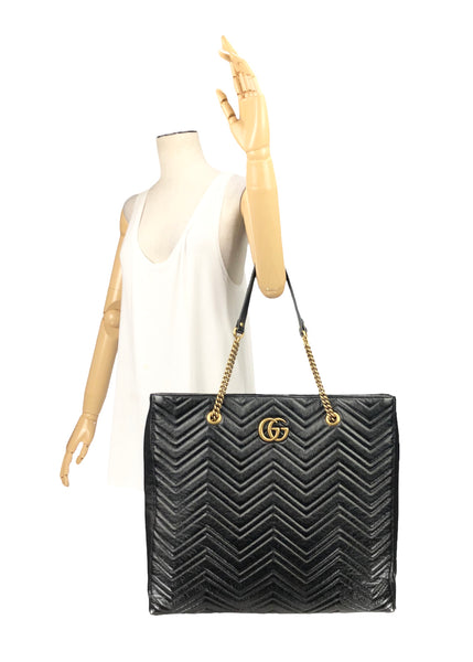 GG Marmont Matelassé Large Tote