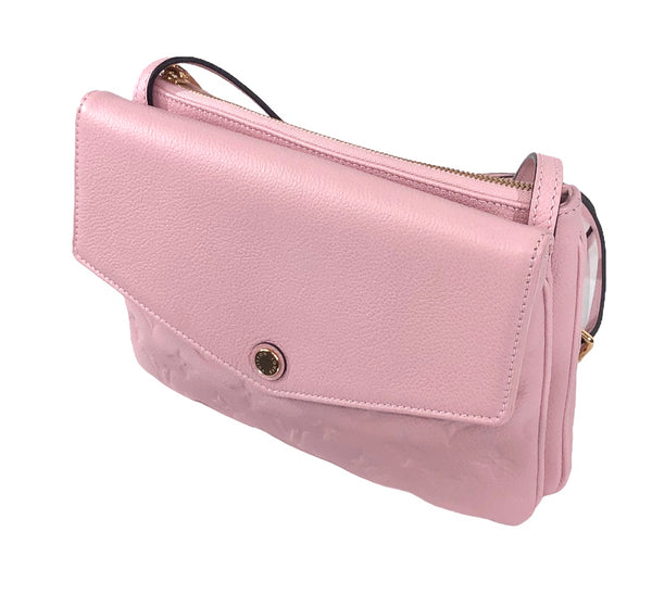 Twice Bag Empreinte Monogram in Rose Ballerine