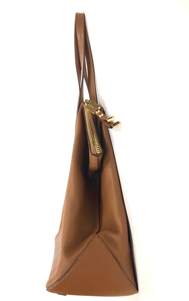 Cognac Harlow Shoulder Bag/Shopper Tote/Hobo