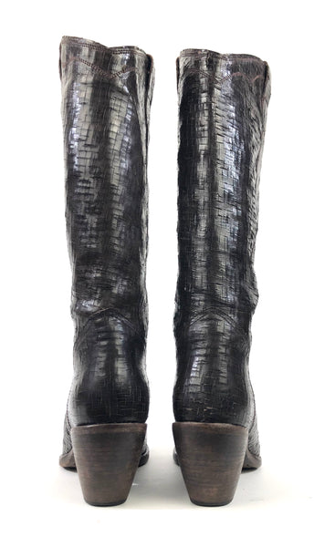 Brown Leather Western Boots | Size 10