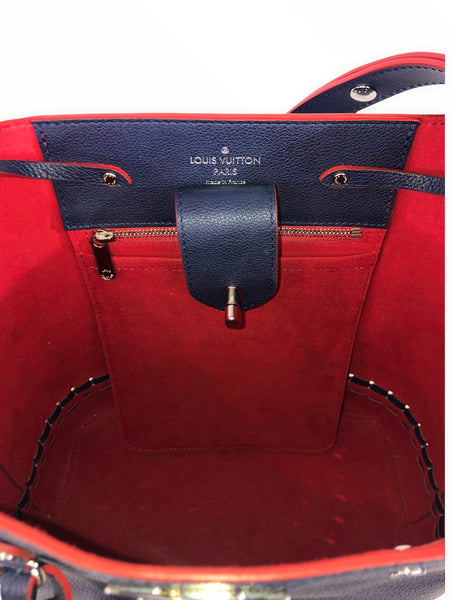 Braided Marine Rouge Bucket Bag