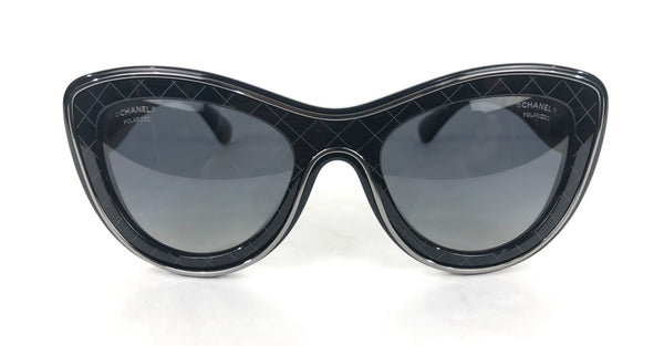 Interlocking CC Logo Cat-Eye Sunglasses