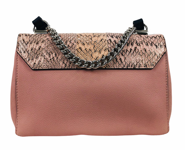 Lockme BB II Pink Python Crossbody Bag