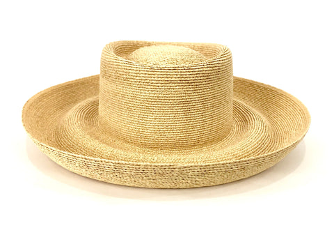 Wide Brim Natural Straw Beach Hat