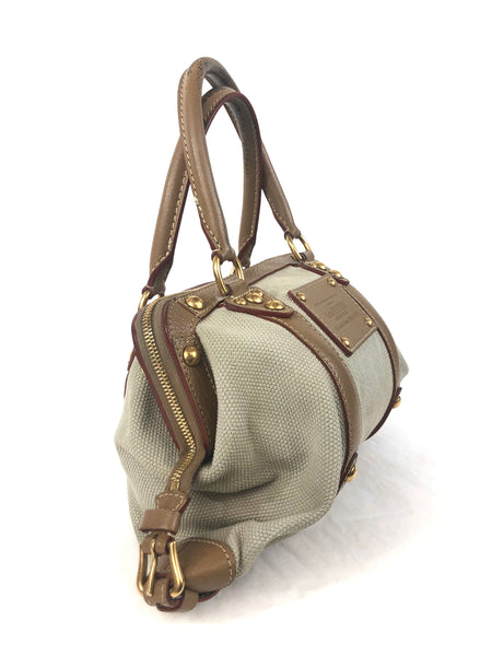 Sac De Nuit Toile Trianon PM Satchel Handbag