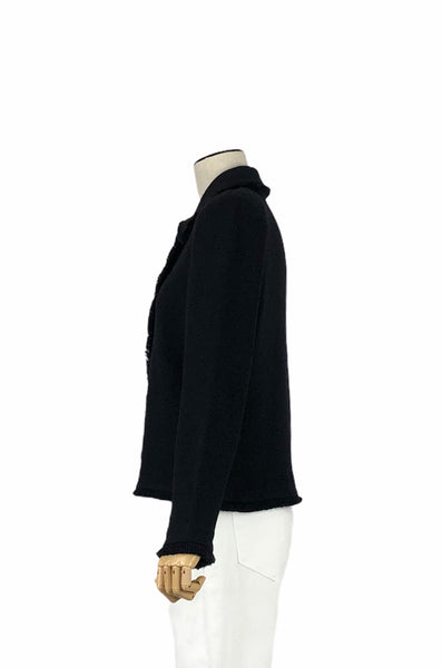 Black Knit Jacket | Size 6