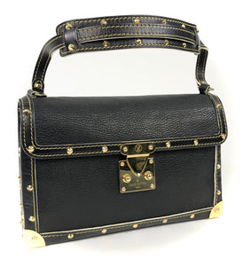 Suhali L'Aimable PM Black Leather Handbag