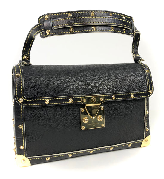Suhali L'Aimable PM Black Leather Handbag
