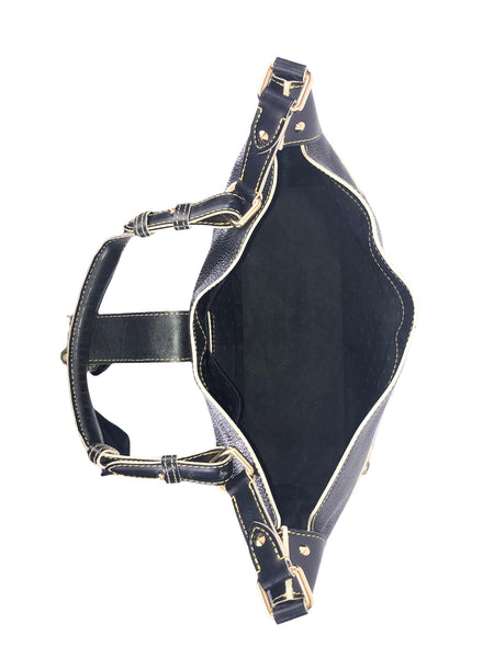 L'Impetueux Suhali Black Goat Leather Shoulder Bag
