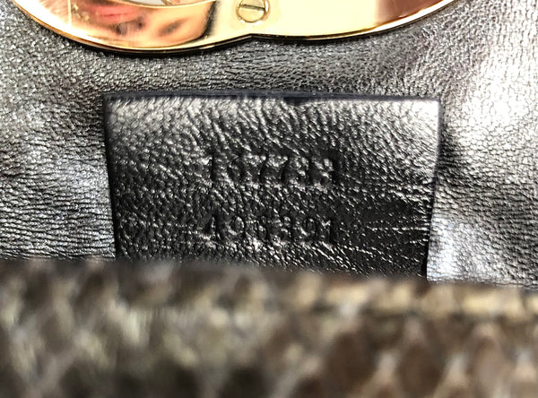 Brit Tassel Small Python Flap Bag