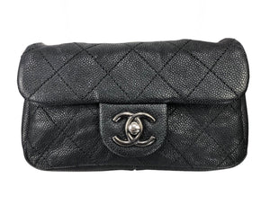 Caviar Quilted Leather Rectangular Mini Flap Bag
