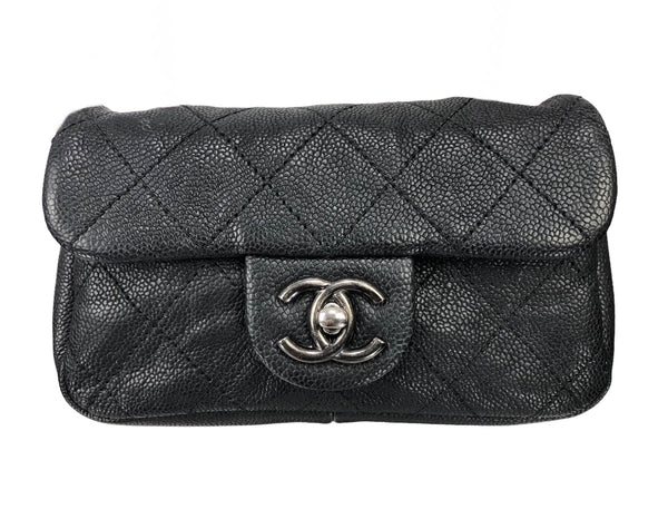 Caviar Quilted Leather Rectangular Mini Flap Bag