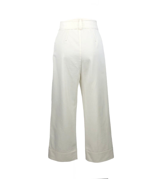 Michaela Tie-Waist Crop Pants | US 2