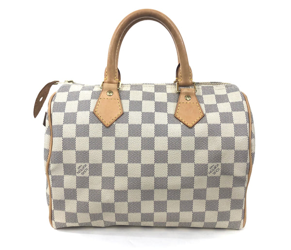 Speedy 25 Damier Azur Handbag