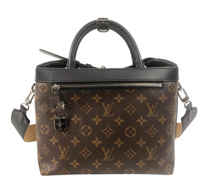 City Cruiser PM Monogram Black Navy Handbag Shoulder Bag