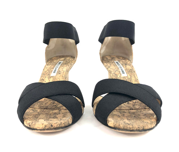 Veggia Elastic Cork Wedge Sandals | Size US 7.5 - IT 37.5